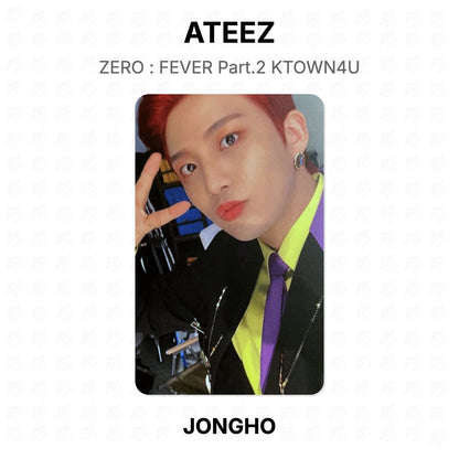 ATEEZ ZERO : FEVER Part.2 KTOWN4U Official Photocard