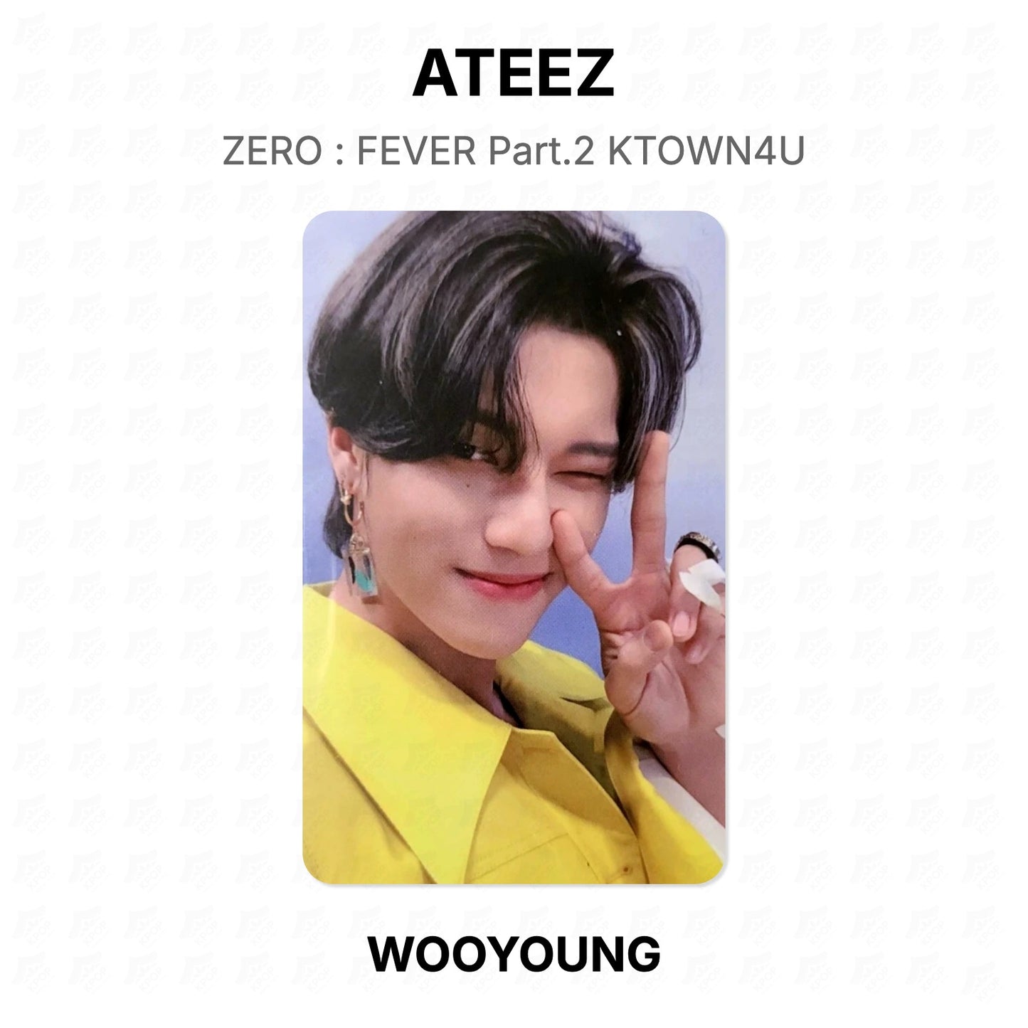 ATEEZ ZERO : FEVER Part.2 KTOWN4U Official Photocard