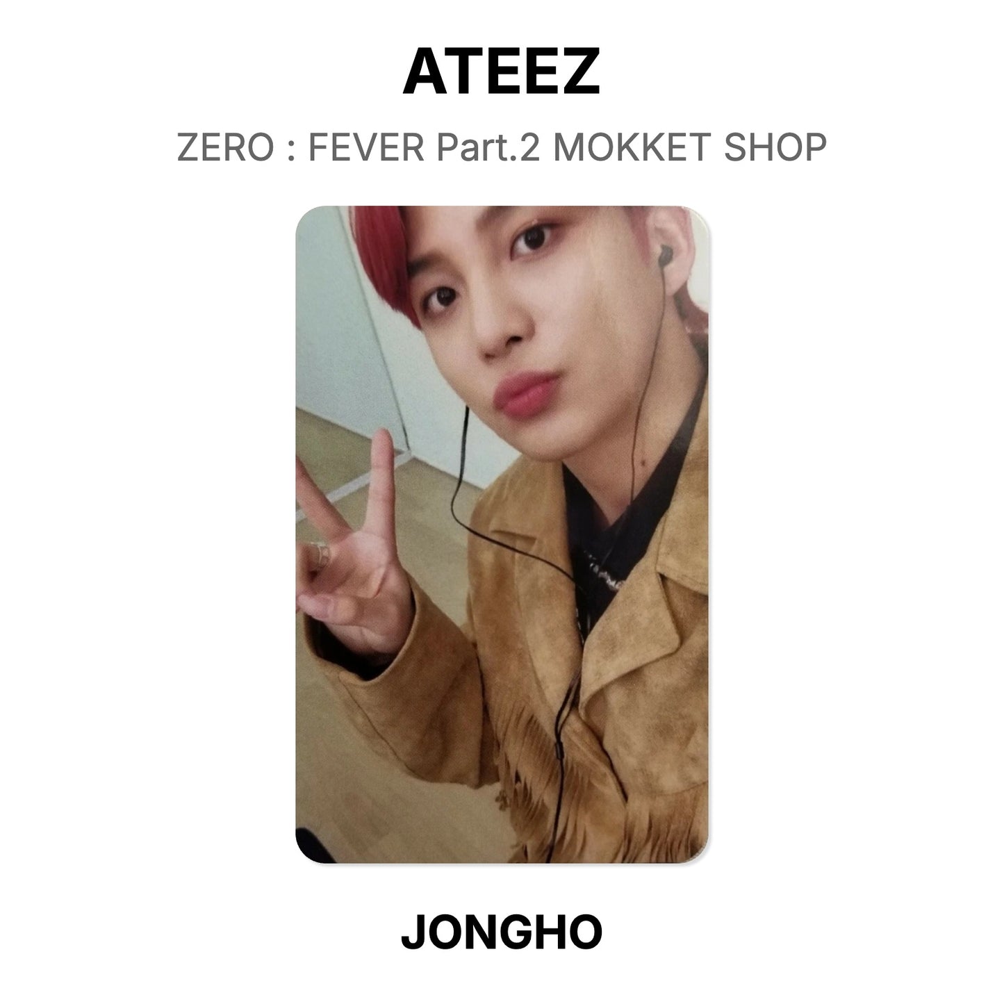 ATEEZ ZERO : FEVER Part.2 MOKKET SHOP Official Photocard