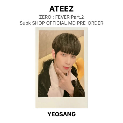 ATEEZ ZERO : FEVER Part.2 Subk SHOP OFFICIAL MD PRE-ORDER Official Photocard
