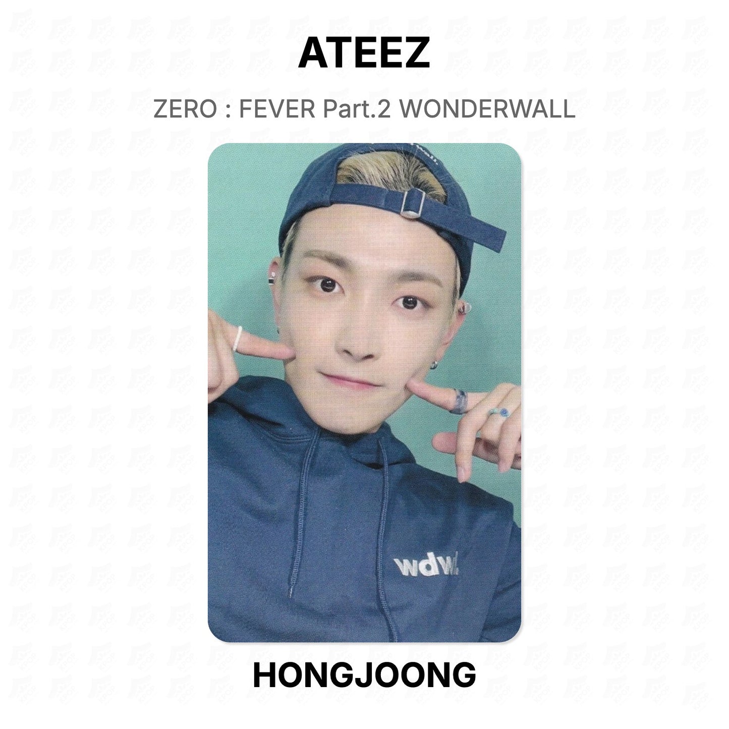 ATEEZ ZERO : FEVER Part.2 WONDERWALL Official Photocard