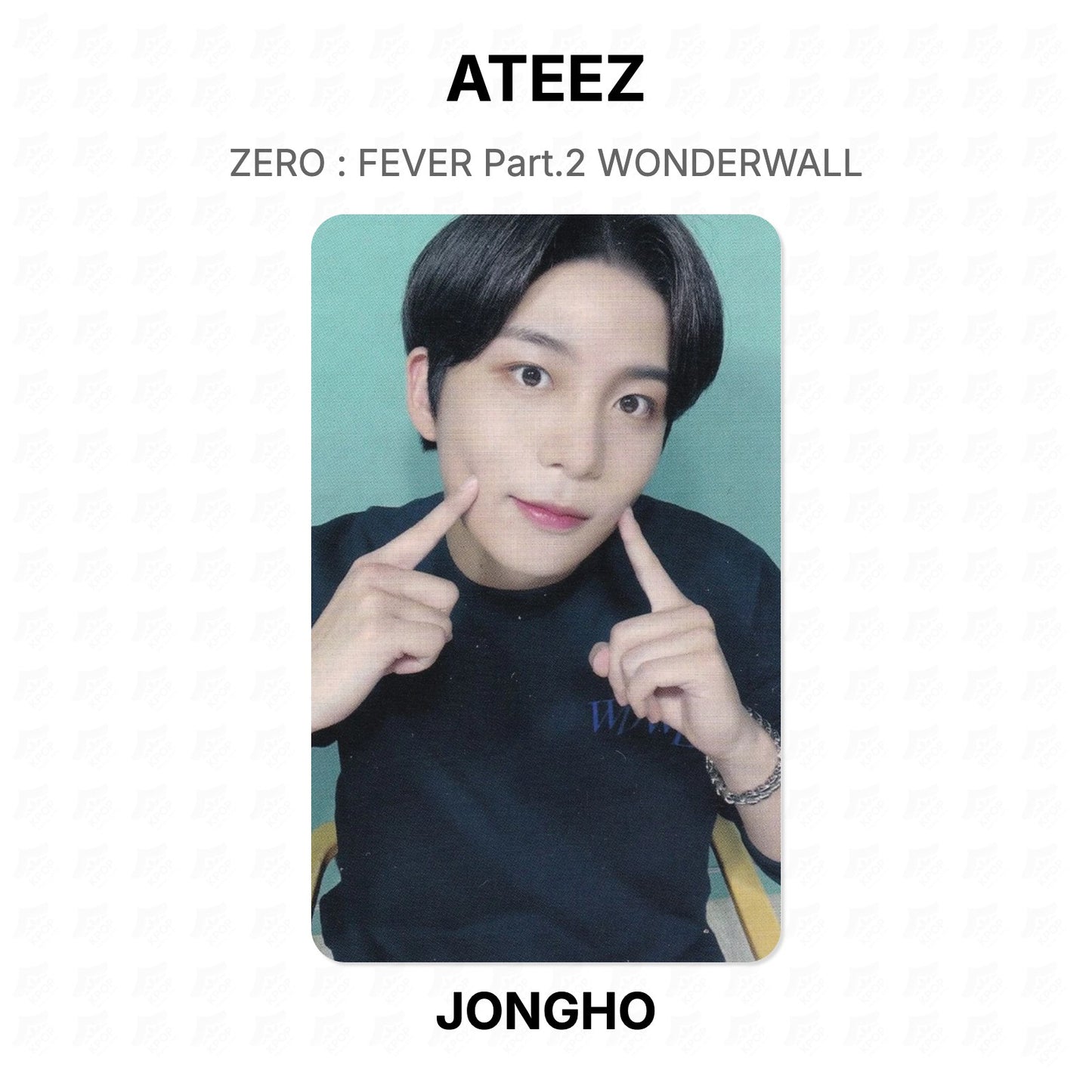 ATEEZ ZERO : FEVER Part.2 WONDERWALL Official Photocard