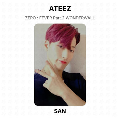 ATEEZ ZERO : FEVER Part.2 WONDERWALL Official Photocard