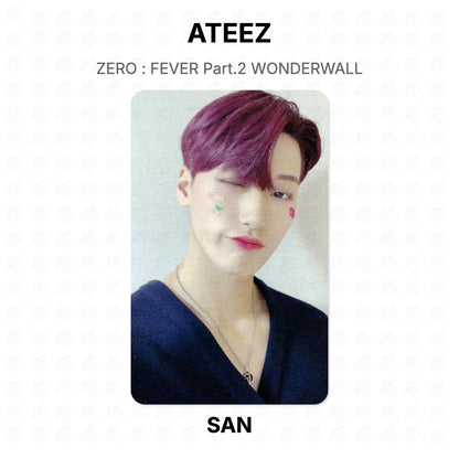 ATEEZ ZERO : FEVER Part.2 WONDERWALL Official Photocard