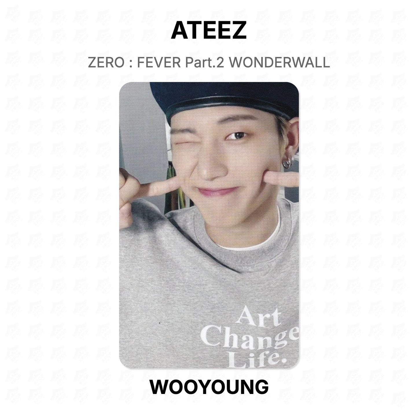 ATEEZ ZERO : FEVER Part.2 WONDERWALL Official Photocard