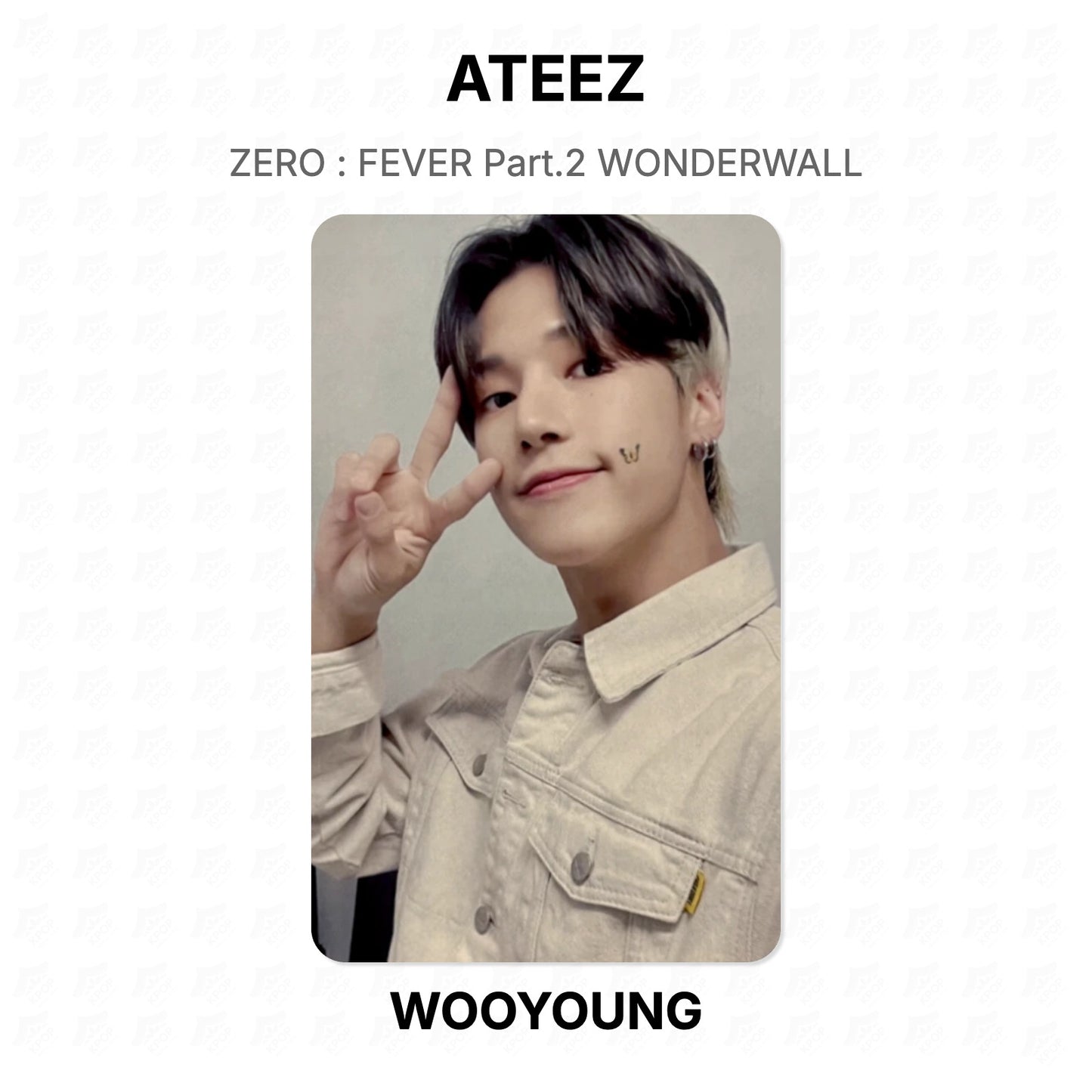 ATEEZ ZERO : FEVER Part.2 WONDERWALL Official Photocard