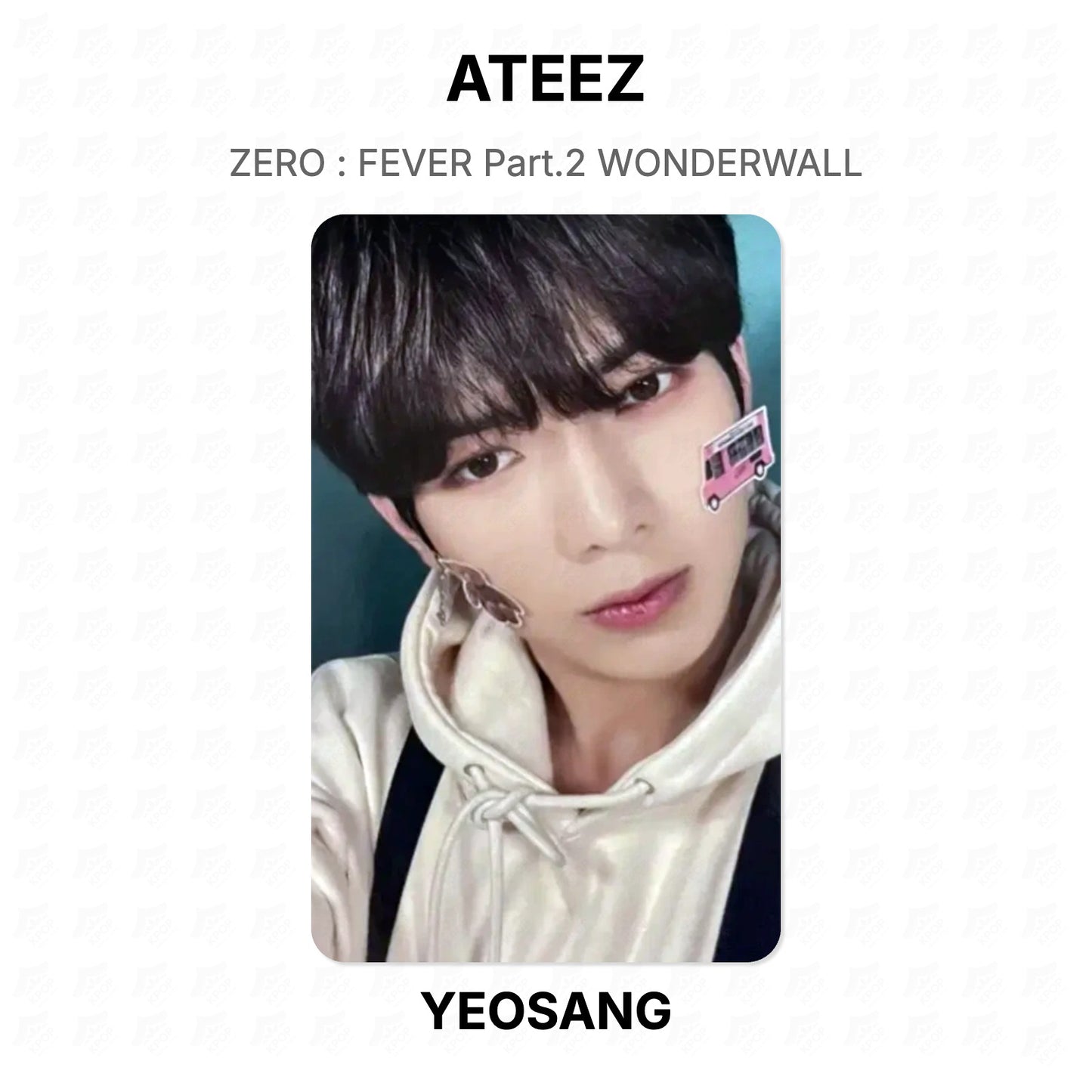 ATEEZ ZERO : FEVER Part.2 WONDERWALL Official Photocard