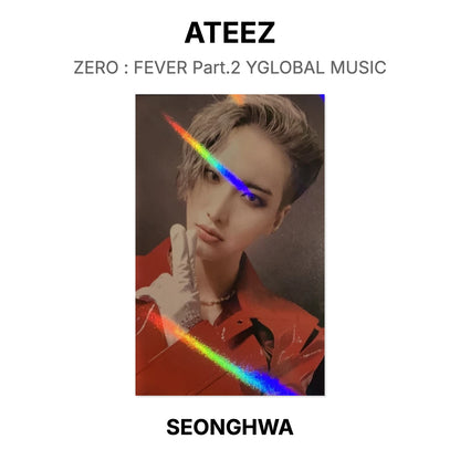 ATEEZ ZERO : FEVER Part.2 YGLOBAL MUSIC Official Photocard