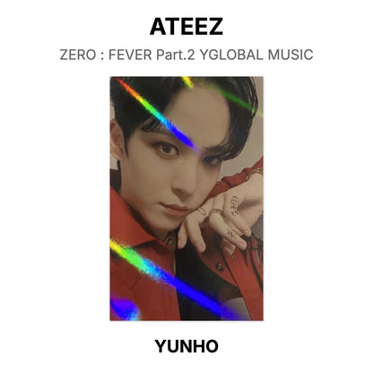 ATEEZ ZERO : FEVER Part.2 YGLOBAL MUSIC Official Photocard
