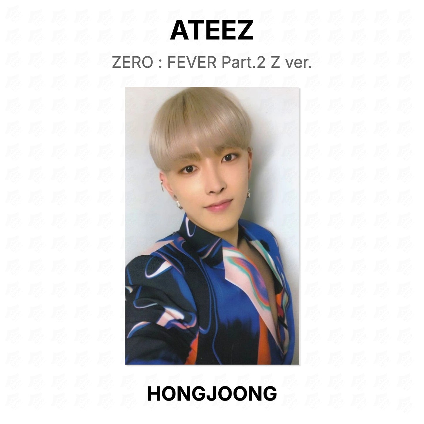 ATEEZ ZERO : FEVER Part.2 Z ver. Official Photocard