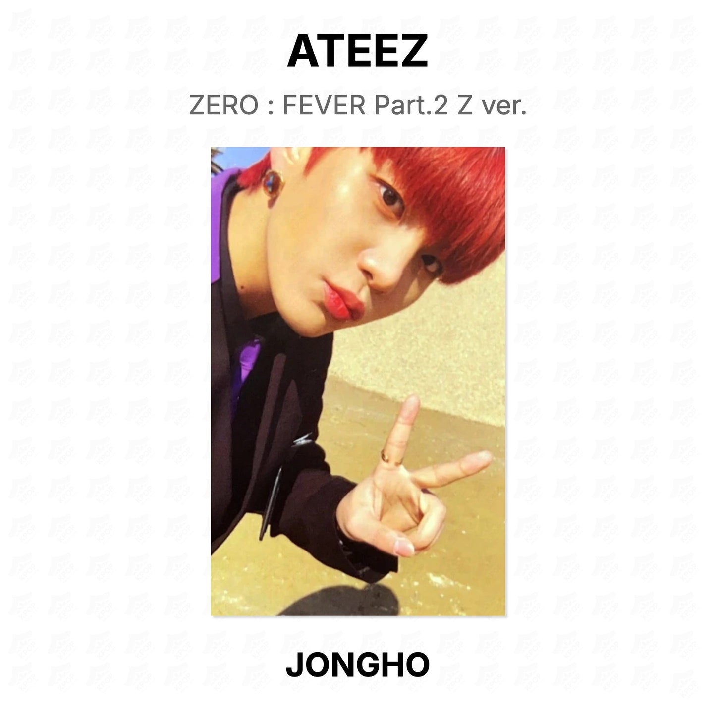 ATEEZ ZERO : FEVER Part.2 Z ver. Official Photocard