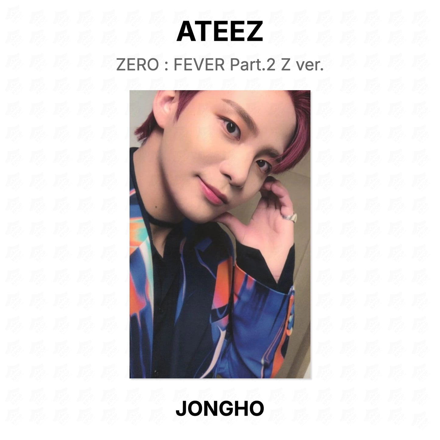 ATEEZ ZERO : FEVER Part.2 Z ver. Official Photocard