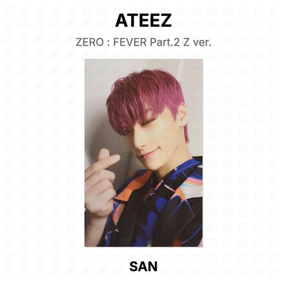 ATEEZ ZERO : FEVER Part.2 Z ver. Official Photocard
