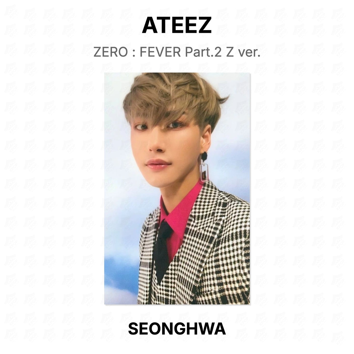 ATEEZ ZERO : FEVER Part.2 Z ver. Official Photocard