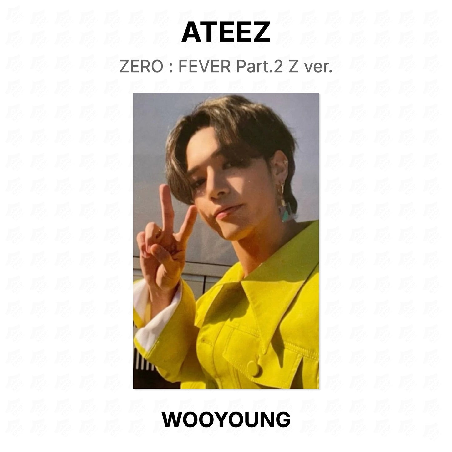 ATEEZ ZERO : FEVER Part.2 Z ver. Official Photocard