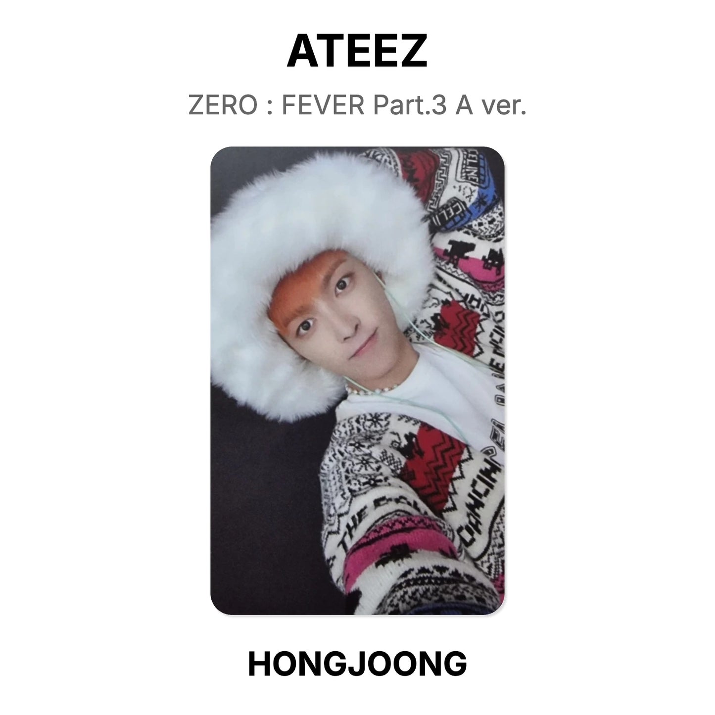 ATEEZ ZERO : FEVER Part.3 A ver. 官方小卡
