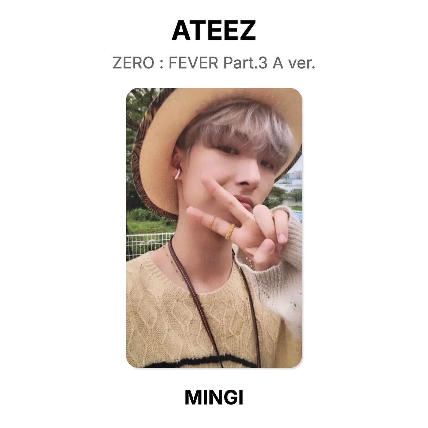 ATEEZ ZERO : FEVER Part.3 A ver. 官方小卡
