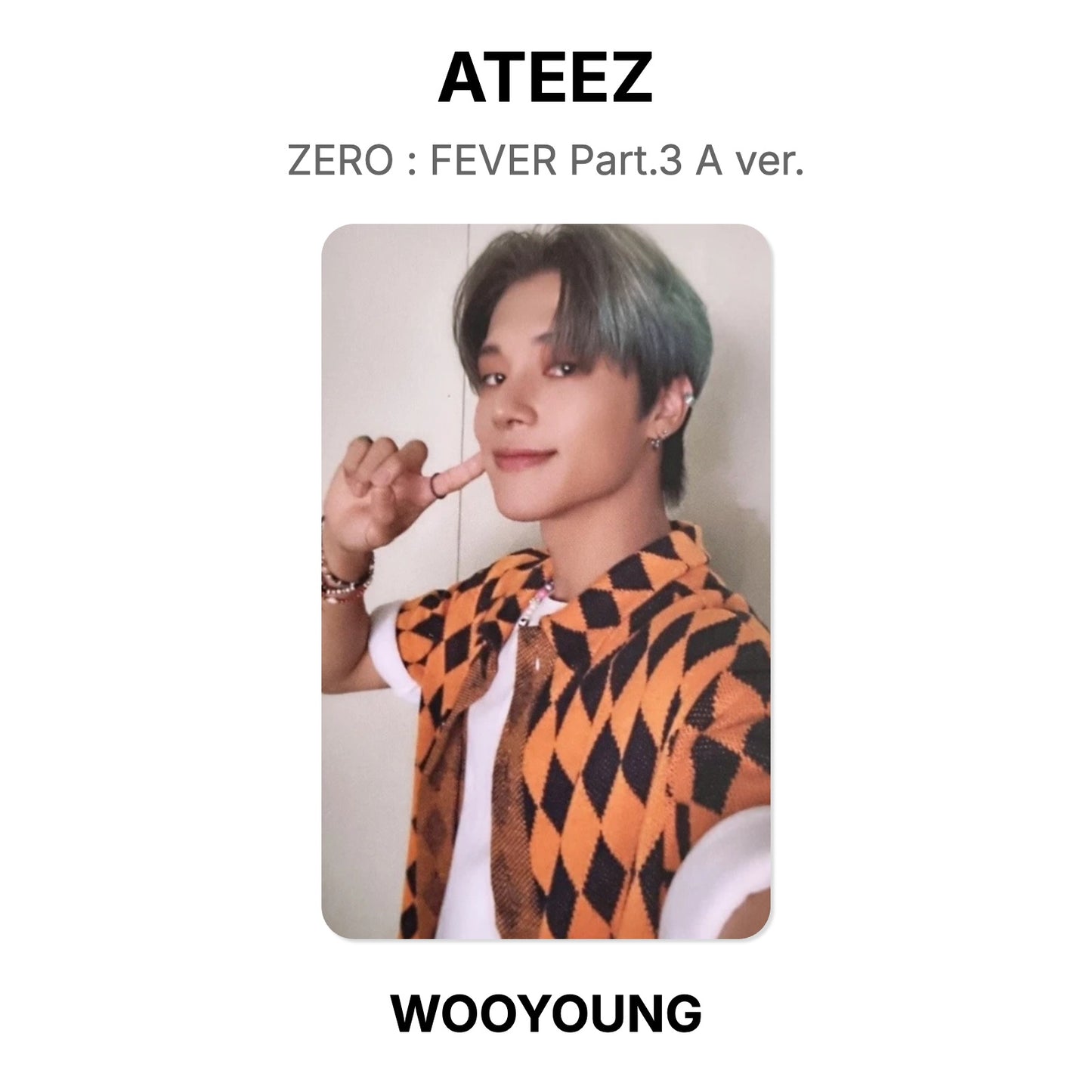 ATEEZ ZERO : FEVER Part.3 A ver. 官方小卡