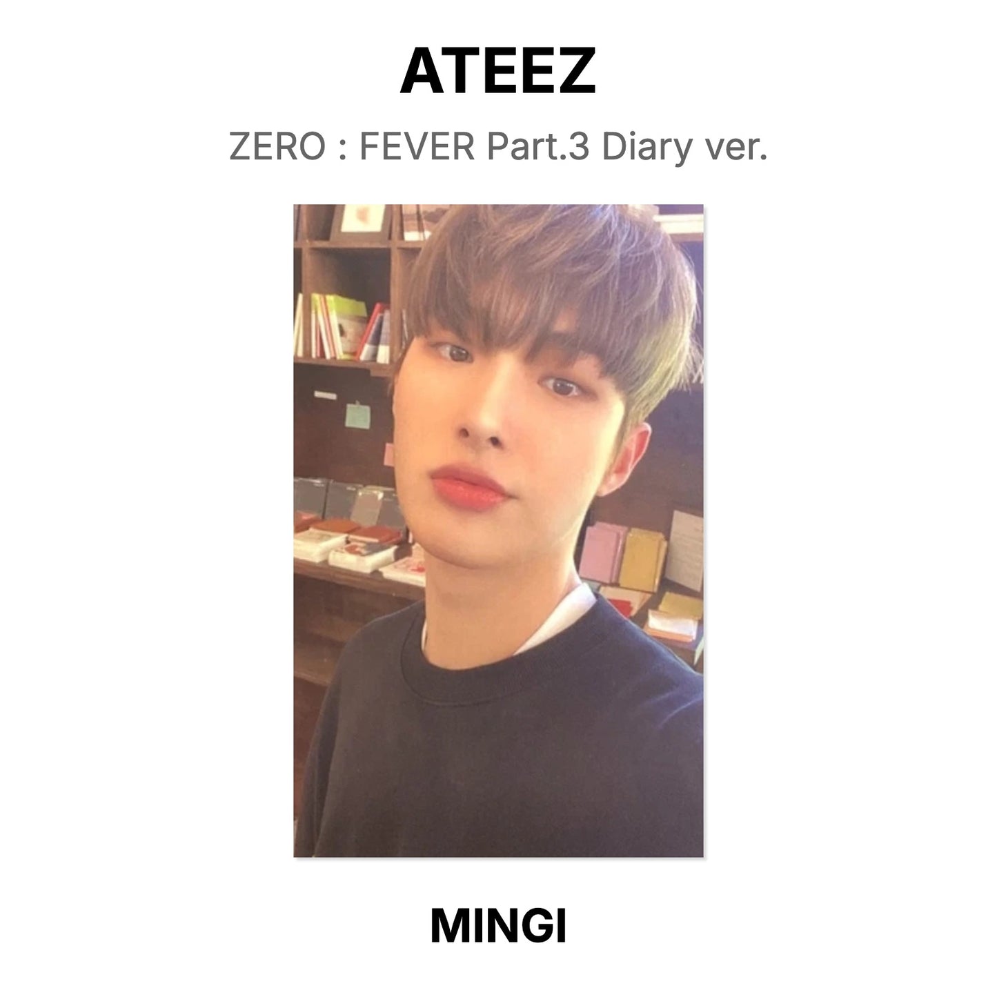 ATEEZ ZERO : FEVER Part.3 Diary ver. Official Photocard