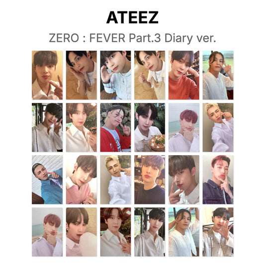 ATEEZ ZERO : FEVER Part.3 Diary ver. Official Photocard