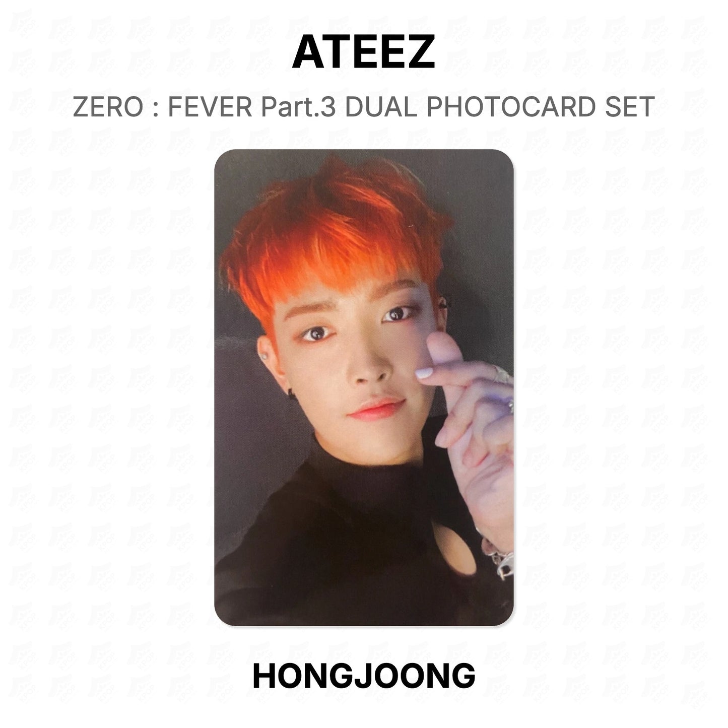 ATEEZ ZERO : FEVER Part.3 DUAL PHOTOCARD SET Official Photocard