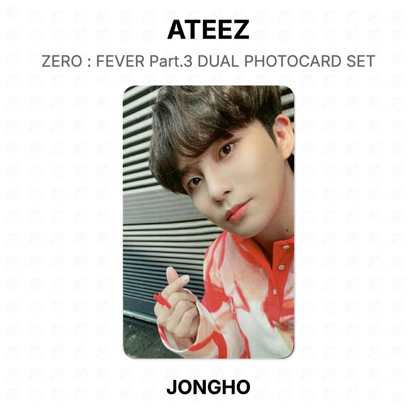 ATEEZ ZERO : FEVER Part.3 DUAL PHOTOCARD SET Official Photocard