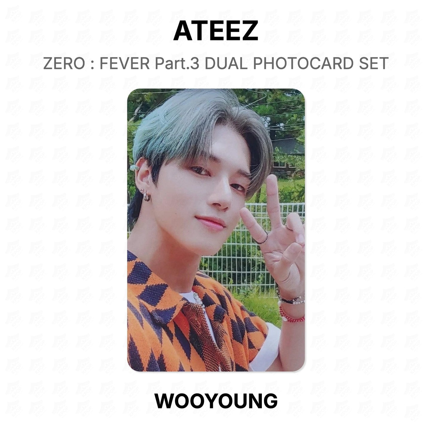 ATEEZ ZERO : FEVER Part.3 DUAL PHOTOCARD SET Official Photocard