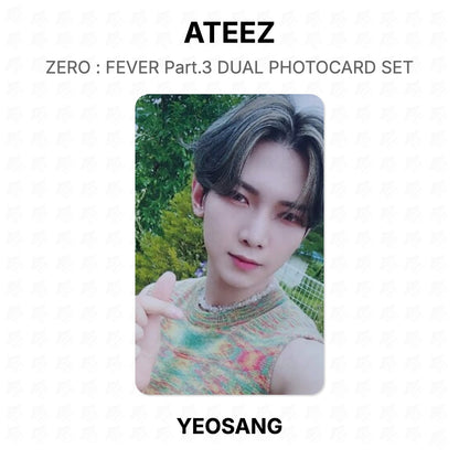 ATEEZ ZERO : FEVER Part.3 DUAL PHOTOCARD SET Official Photocard