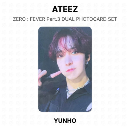 ATEEZ ZERO : FEVER Part.3 DUAL PHOTOCARD SET Official Photocard