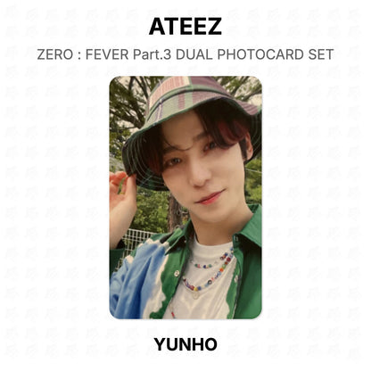 ATEEZ ZERO : FEVER Part.3 DUAL PHOTOCARD SET Official Photocard