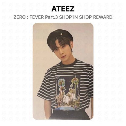 ATEEZ ZERO : FEVER Part.3 SHOP IN SHOP REWARD Official Photocard