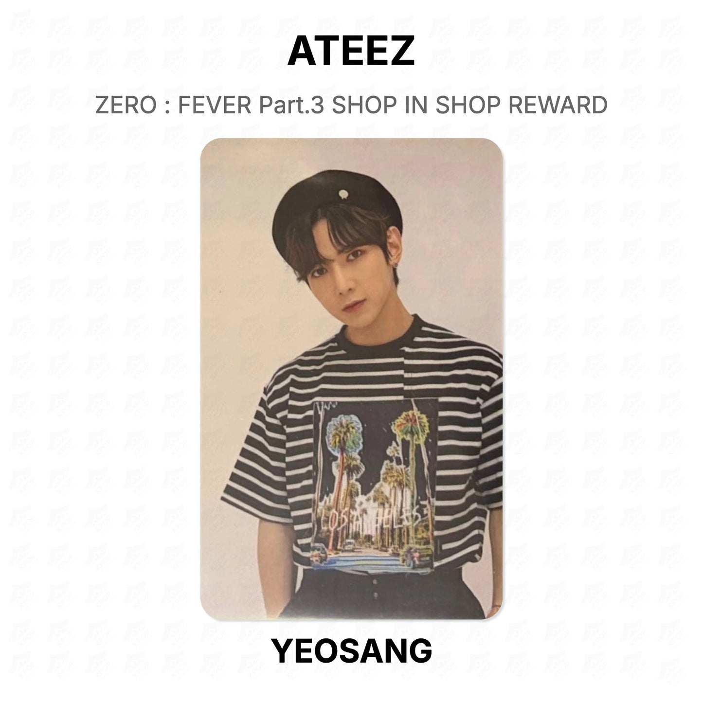 ATEEZ ZERO : FEVER Part.3 SHOP IN SHOP REWARD Official Photocard