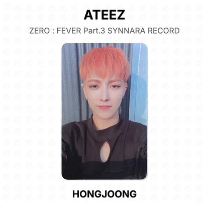 ATEEZ ZERO : FEVER Part.3 SYNNARA RECORD Official Photocard