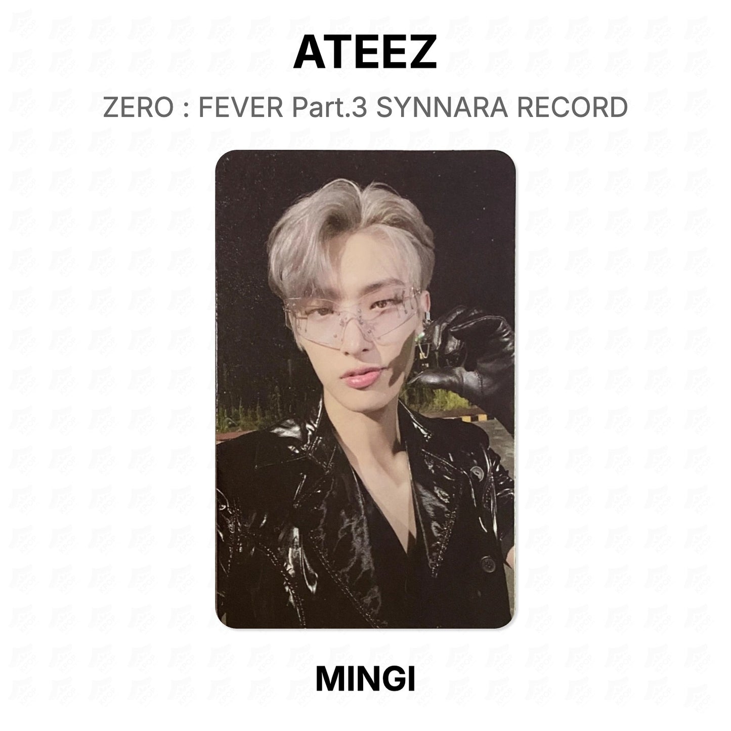 ATEEZ ZERO : FEVER Part.3 SYNNARA RECORD Official Photocard