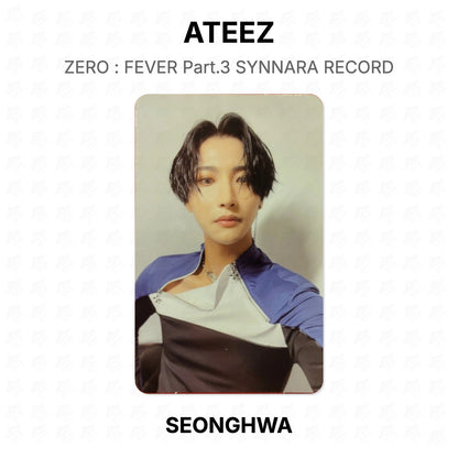 ATEEZ ZERO : FEVER Part.3 SYNNARA RECORD Official Photocard