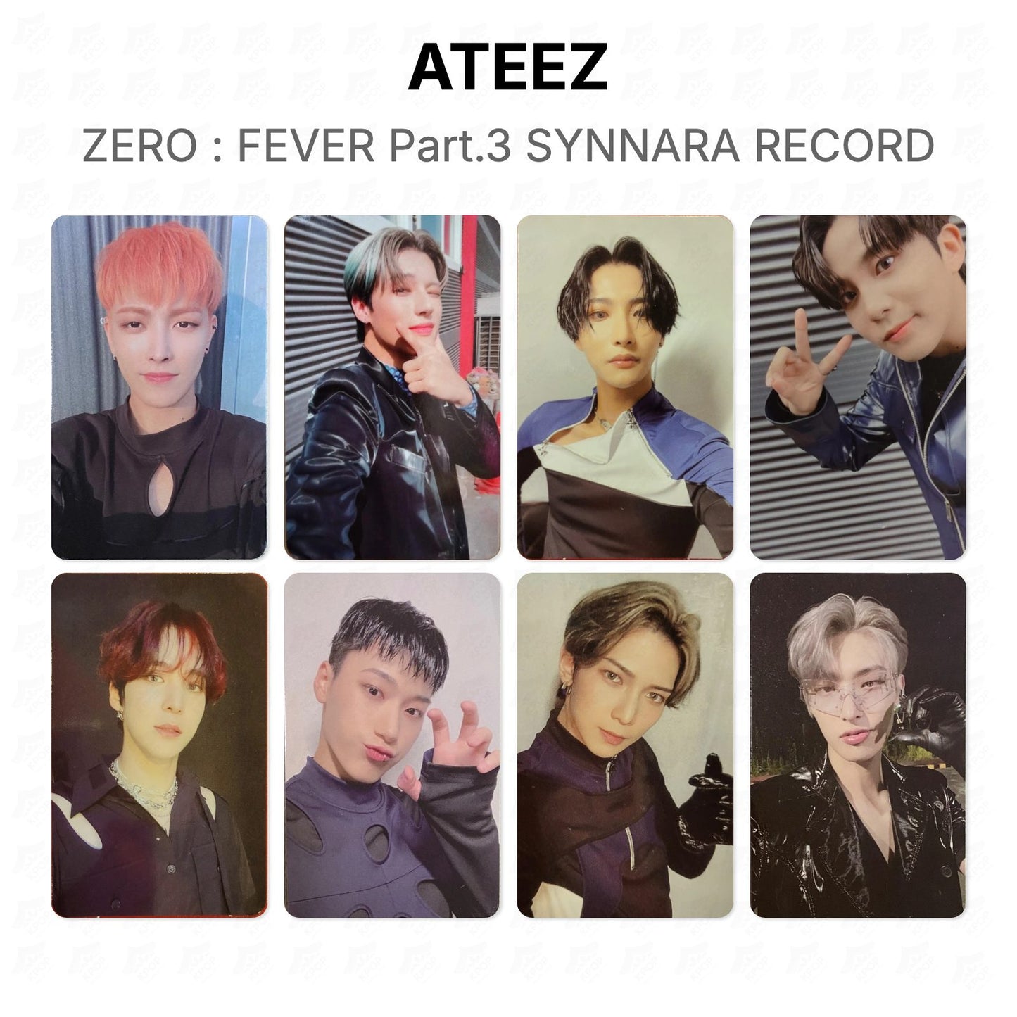 ATEEZ ZERO : FEVER Part.3 SYNNARA RECORD Official Photocard