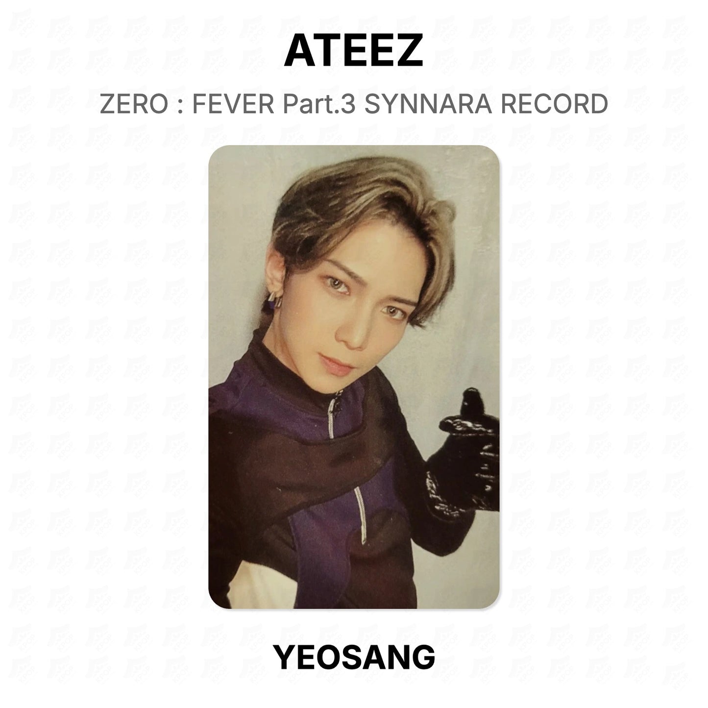 ATEEZ ZERO : FEVER Part.3 SYNNARA RECORD Official Photocard