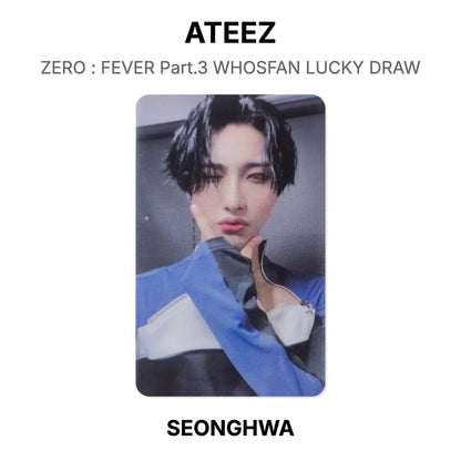 ATEEZ ZERO : FEVER Part.3 WHOSFAN LUCKY DRAW Official Photocard