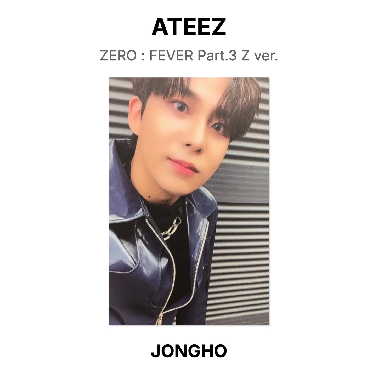 ATEEZ ZERO : FEVER Part.3 Z ver. Official Photocard