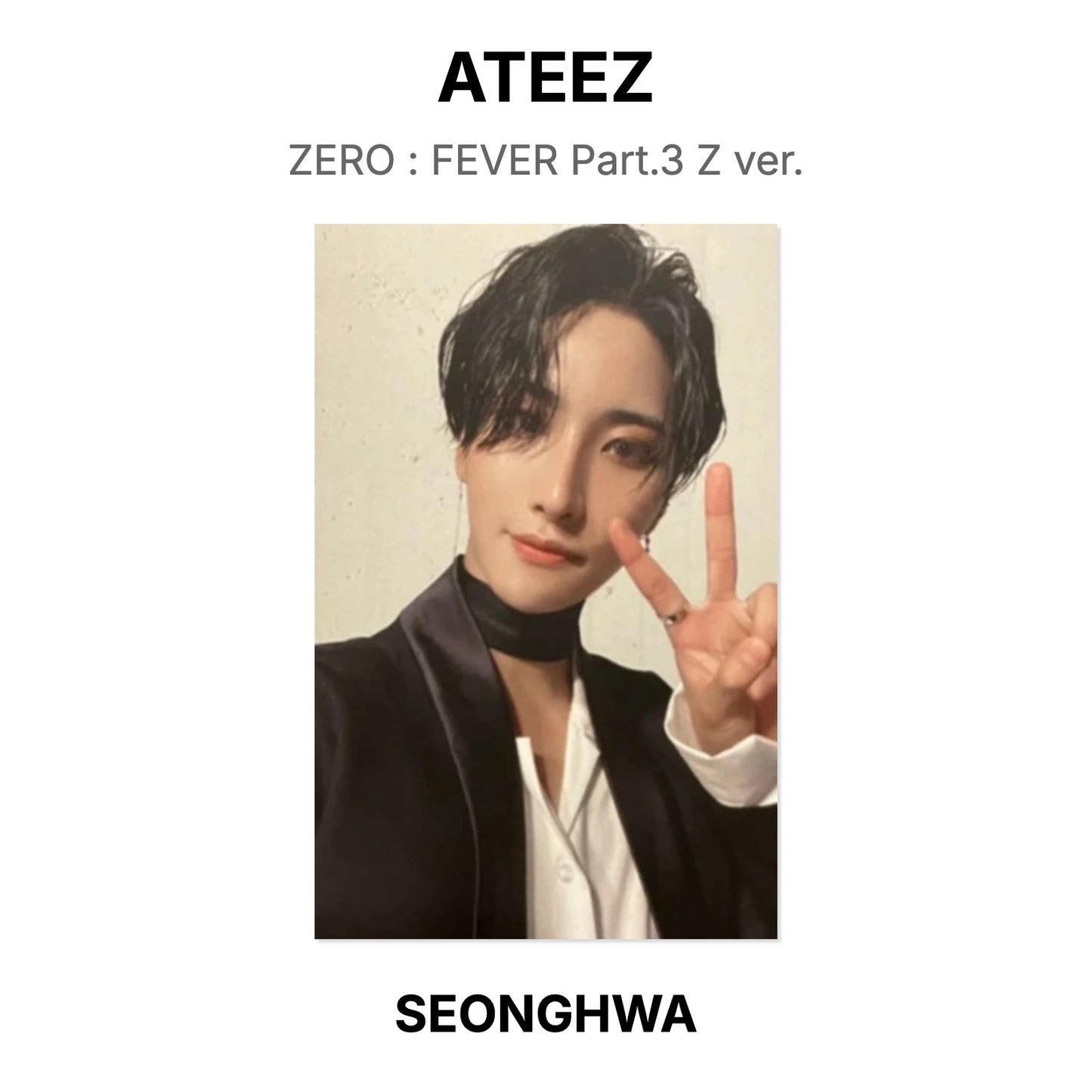 ATEEZ ZERO : FEVER Part.3 Z ver. Official Photocard