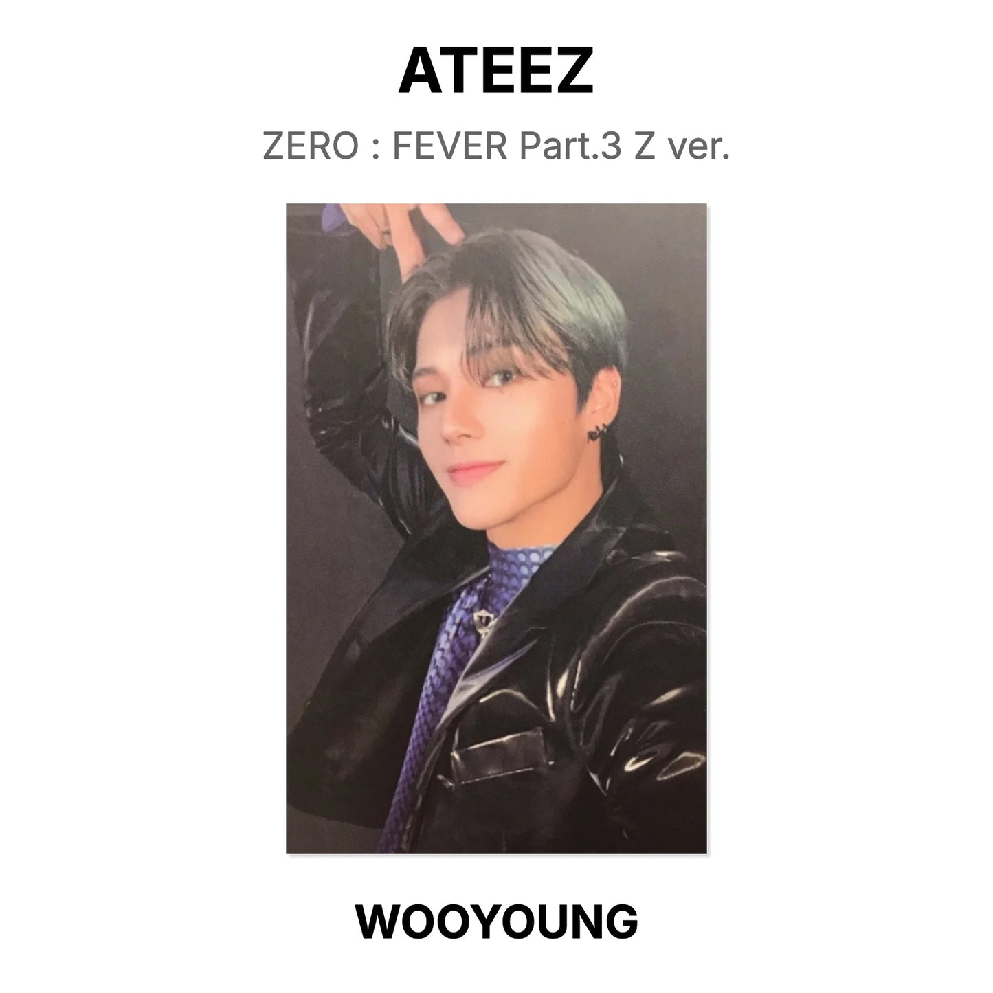 ATEEZ ZERO : FEVER Part.3 Z ver. Official Photocard