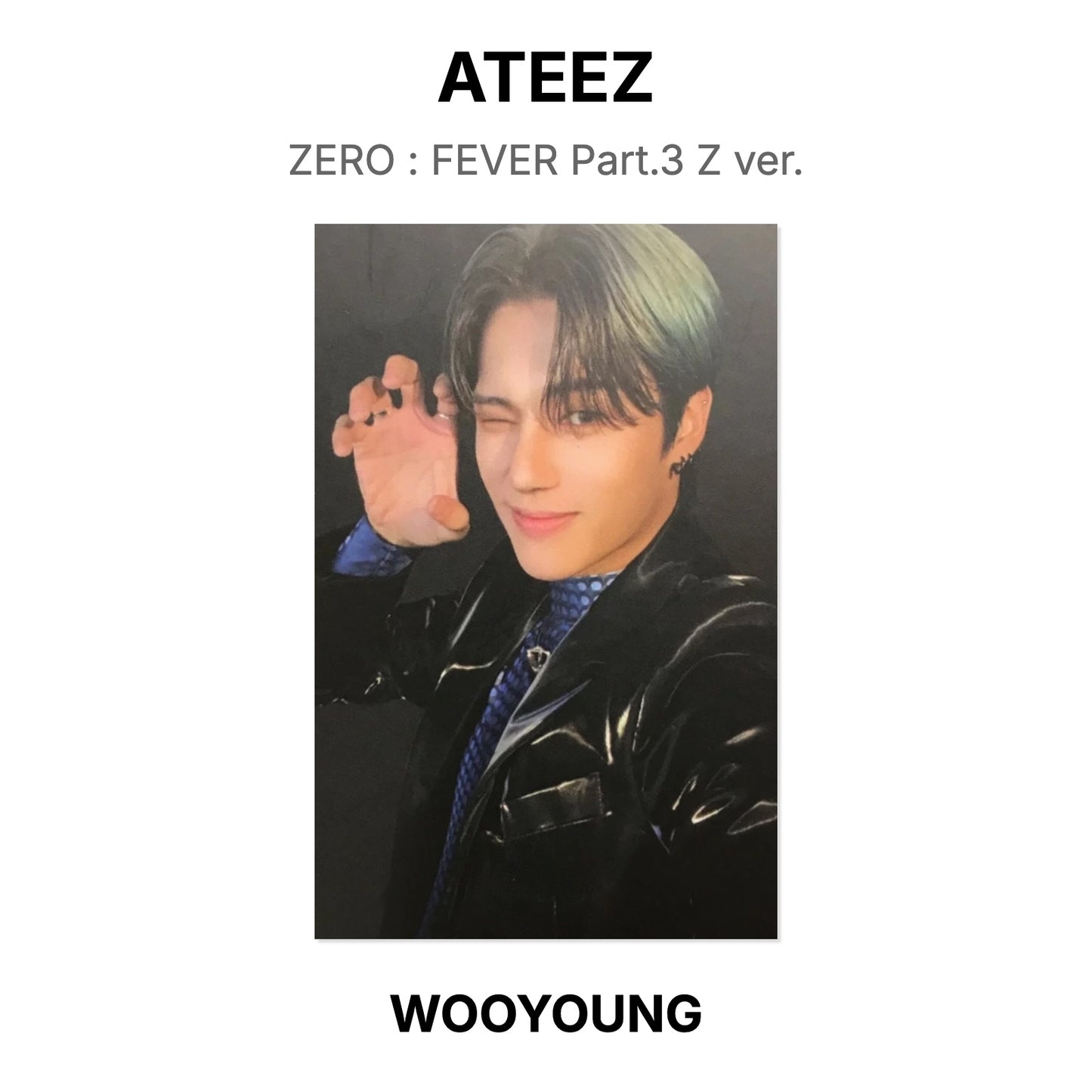 ATEEZ ZERO : FEVER Part.3 Z ver. Official Photocard