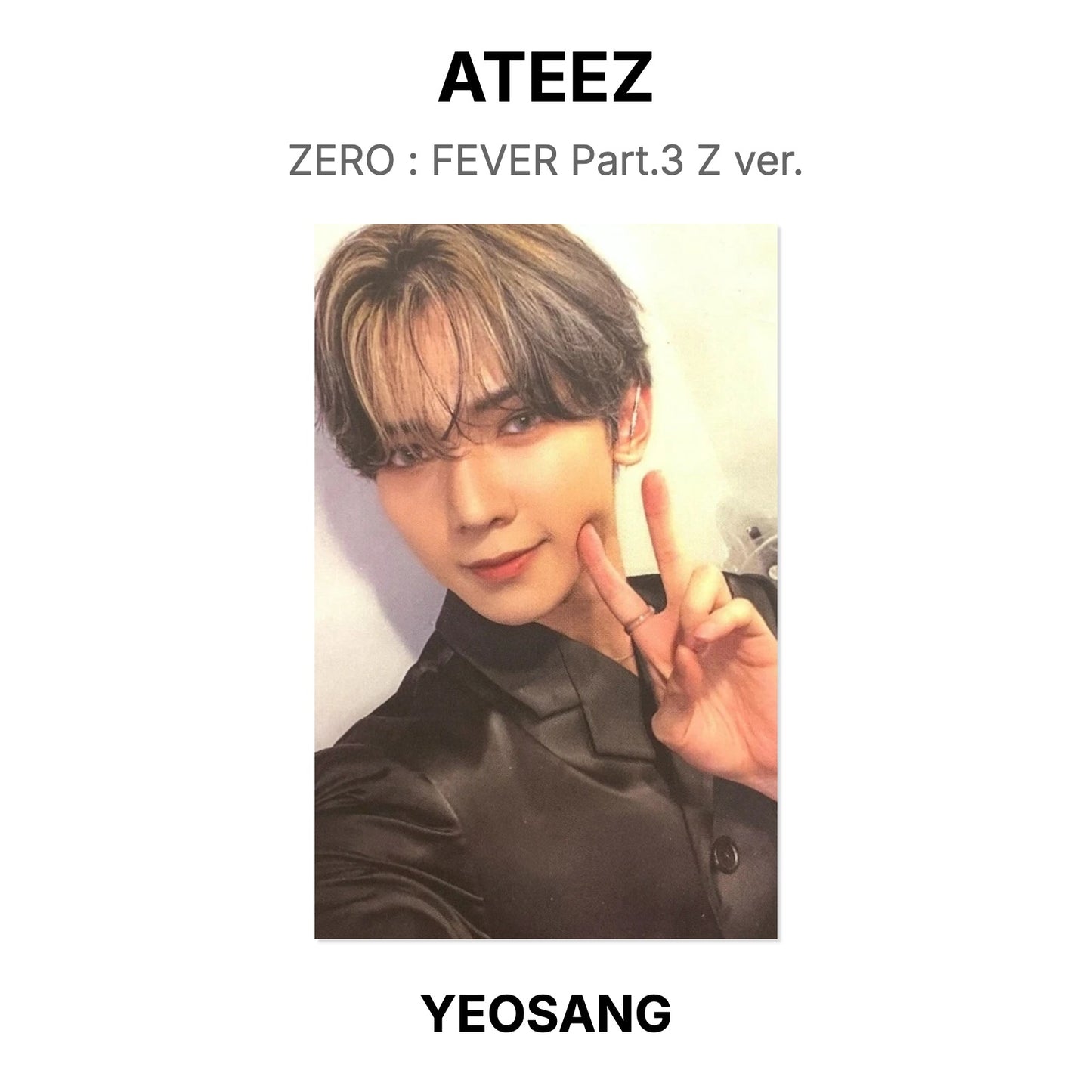 ATEEZ ZERO : FEVER Part.3 Z ver. Official Photocard