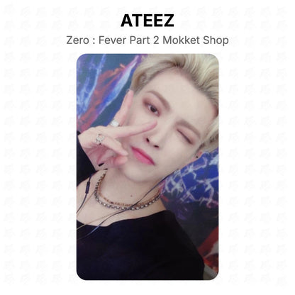 ATEEZ Zero : Fever Part 2 Mokket Shop Official Photocard