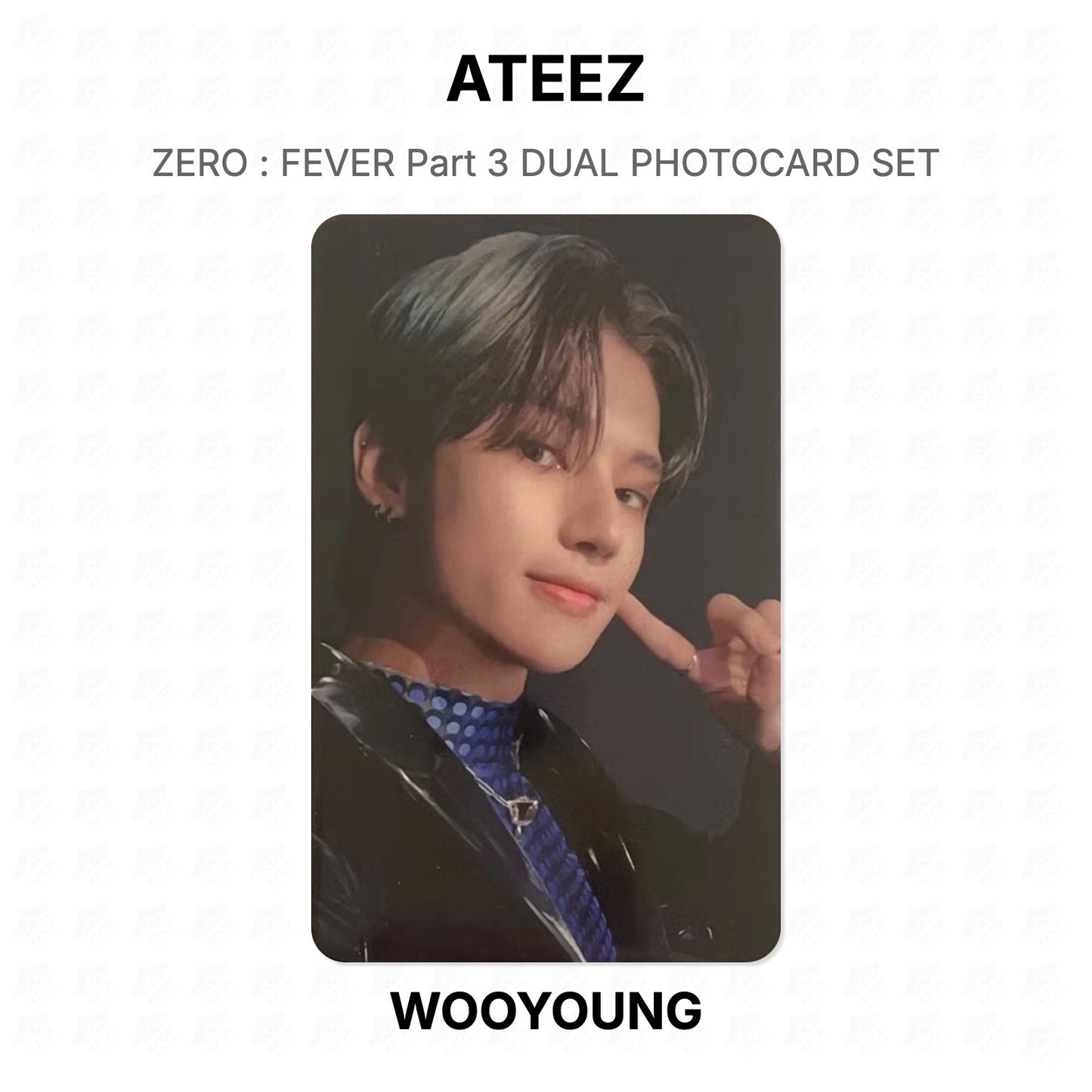 ATEEZ ZERO : FEVER Part 3 DUAL PHOTOCARD SET Official Photocard