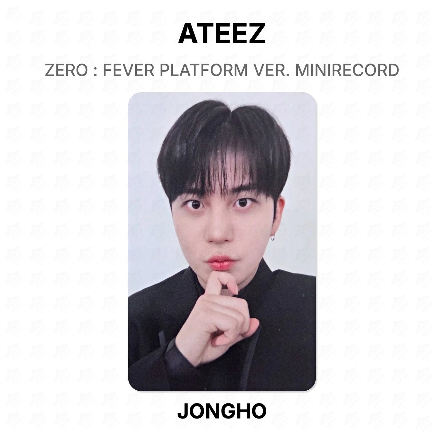 ATEEZ ZERO : FEVER PLATFORM VER. MINIRECORD Official Photocard