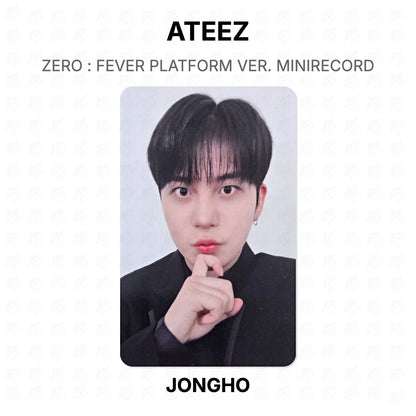 ATEEZ ZERO : FEVER PLATFORM VER. MINIRECORD Official Photocard