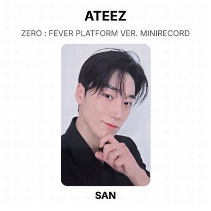 ATEEZ ZERO : FEVER PLATFORM VER. MINIRECORD Official Photocard