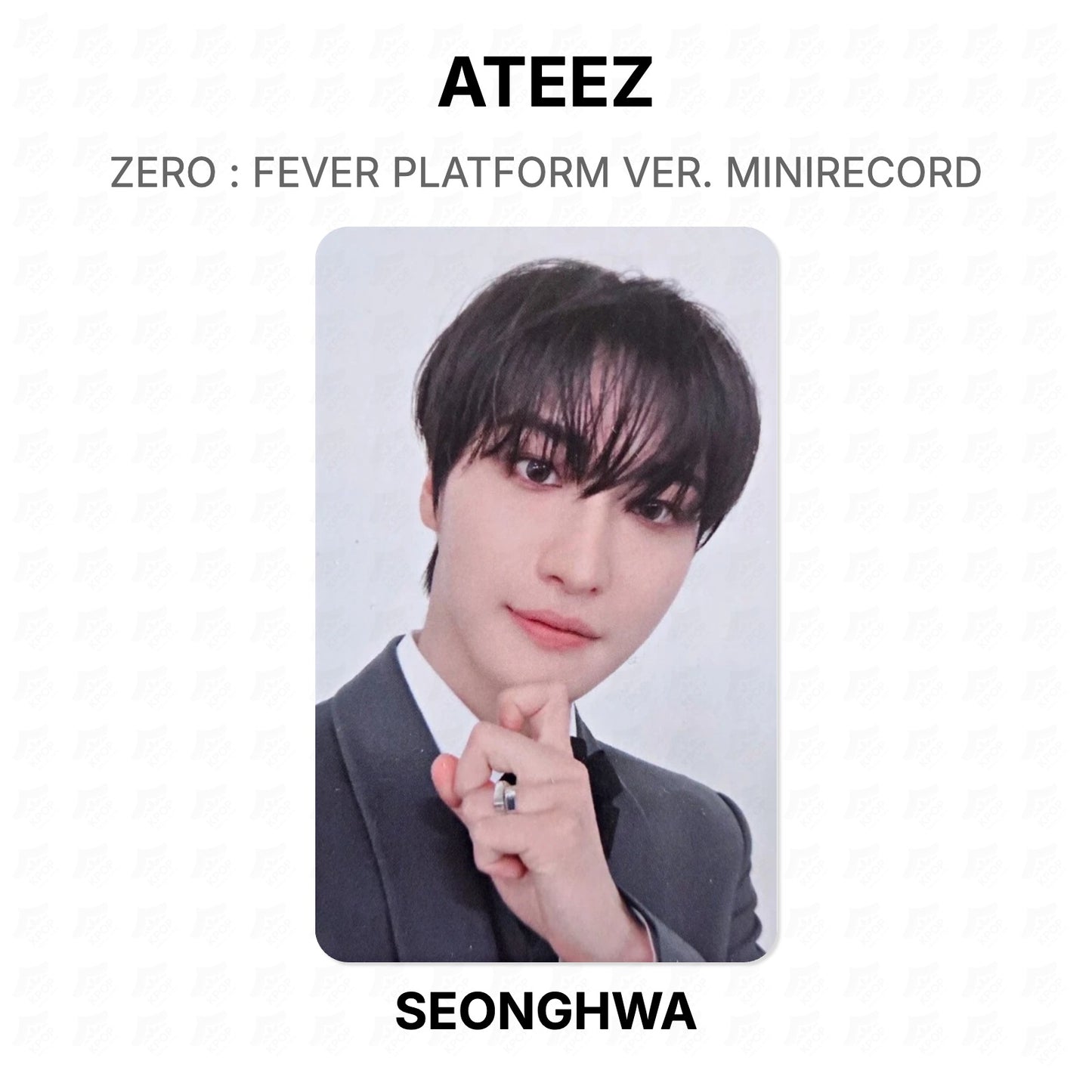 ATEEZ ZERO : FEVER PLATFORM VER. MINIRECORD Official Photocard