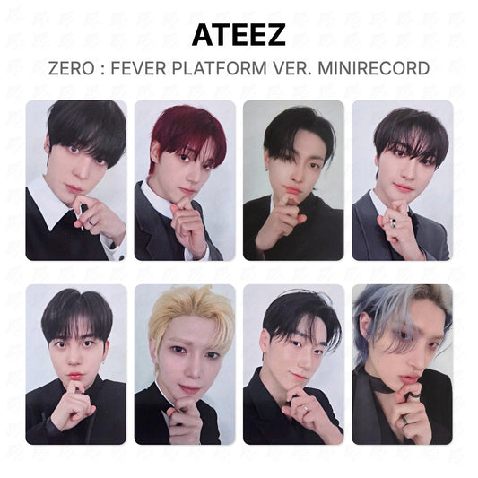 ATEEZ ZERO : FEVER PLATFORM VER. MINIRECORD Official Photocard